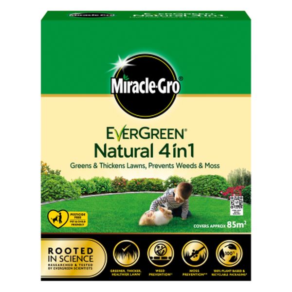 Miracle-Gro Evergreen Natural 4-in-1 85m²