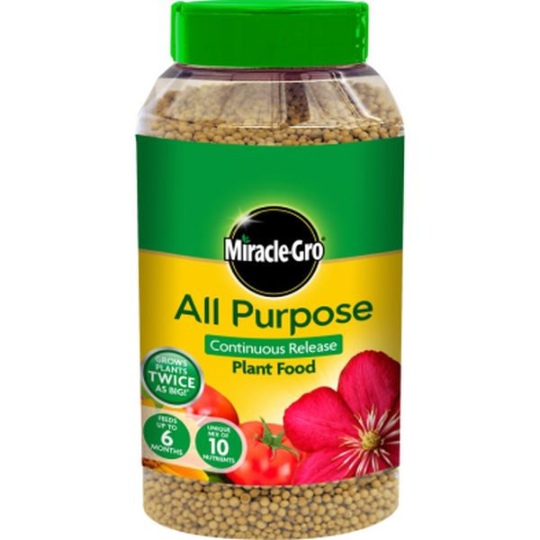 MIRACLE-GRO® ALL PURPOSE CONTINUOUS RELEASE PLANT FOOD 1KG