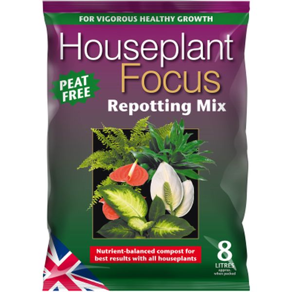 Houseplant Focus Repotting Mix Peat Free 8L