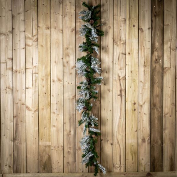 6ft/1.8m Frosted Sierra Garland