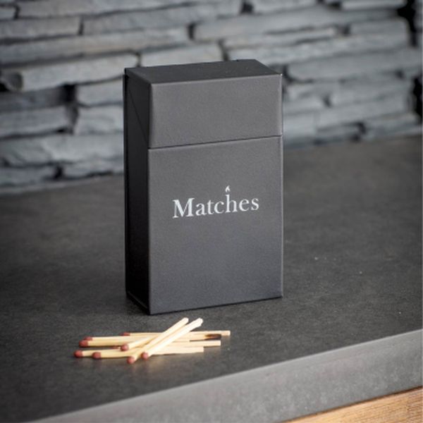 Match Box In Carbon - Steel