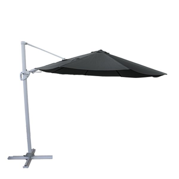 Pacific Cantilever Round Parasol 3M - Grey