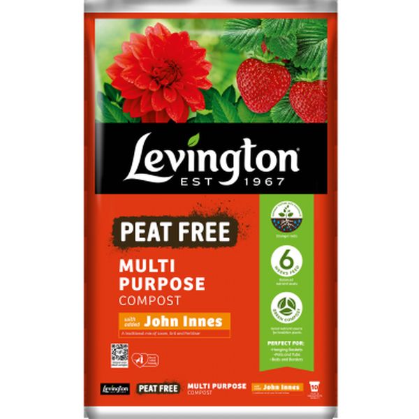LEVINGTON® PEAT FREE MULTI PURPOSE COMPOST WITH ADDED JOHN INNES 40L