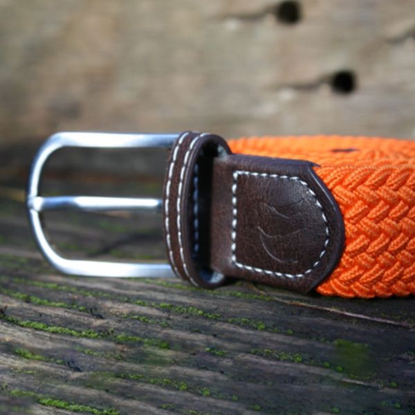 Orange Woven Belt Medium