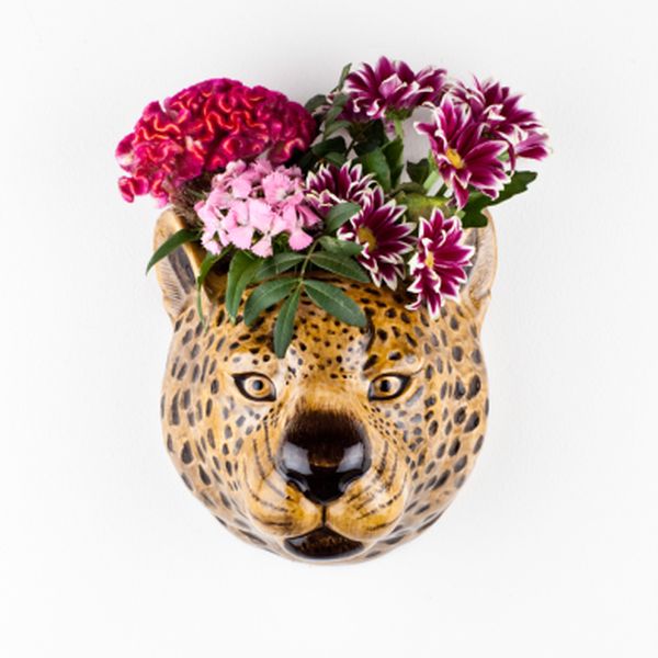 Leopard Large Wall Vase