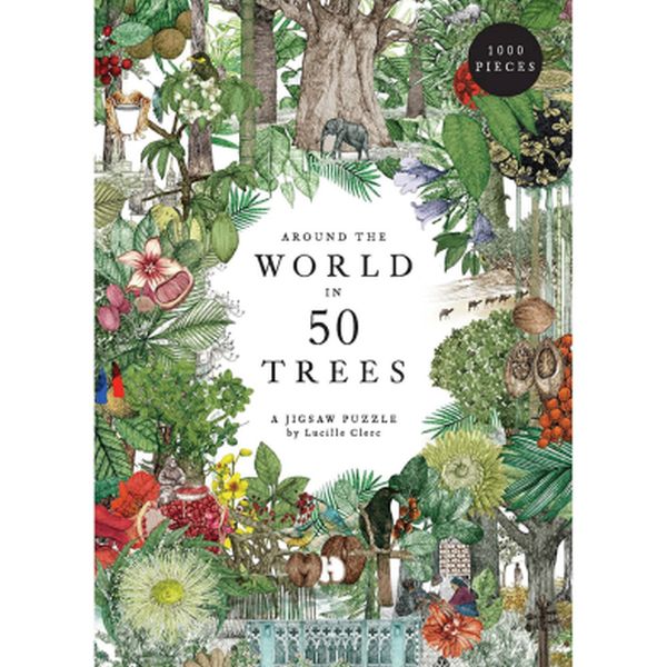 Around the World in 50 Trees 1000 Piece Jigsaw Puzzle