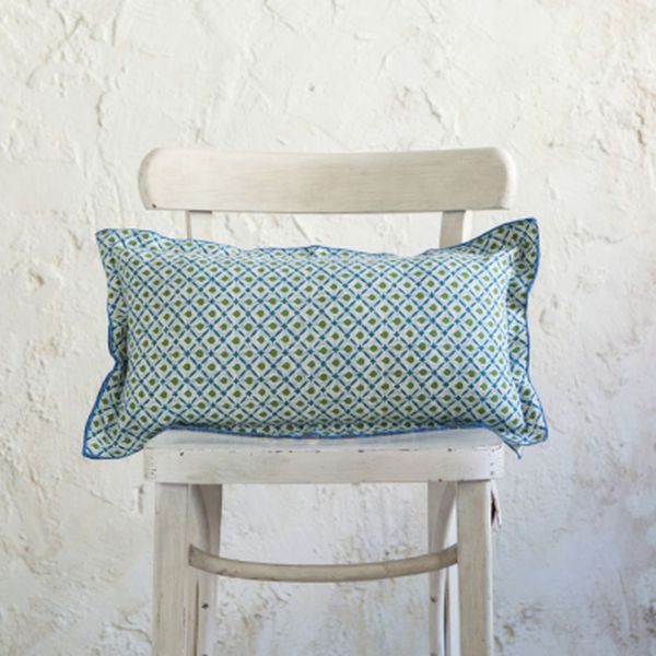 Blue/Green Pomegranate Cushion