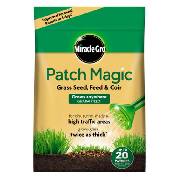 MIRACLE-GRO® PATCH MAGIC® GRASS SEED, FEED & COIR 1.5kg