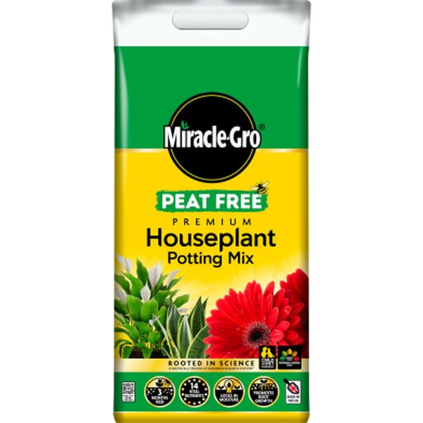 Miracle-Gro® Peat Free Premium Houseplant Potting Mix 10L
