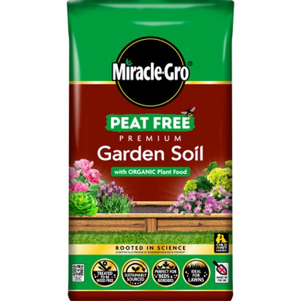 Miracle-Gro® Peat Free Premium Garden Soil 30L