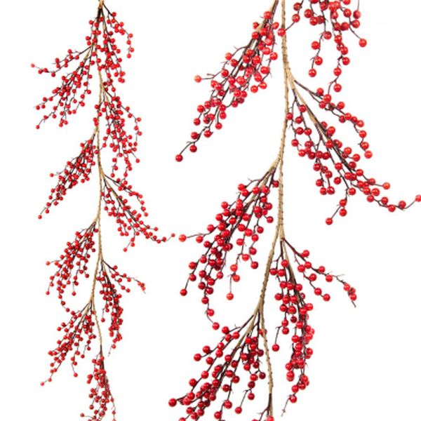 4ft/1.3m Red Berry Garland