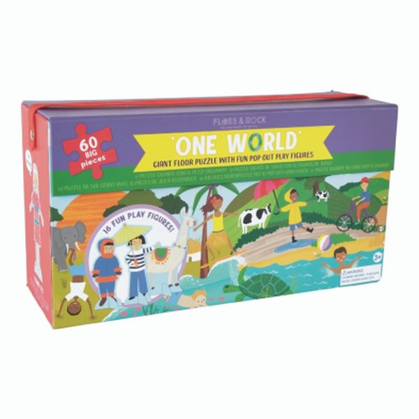 One World 60 Piece Floor Puzzle