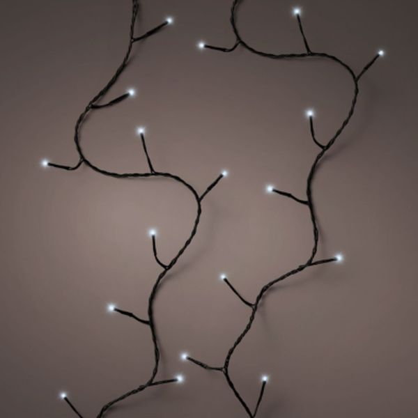 180 LED Twinkle Cool White Lights 13.5m/44ft