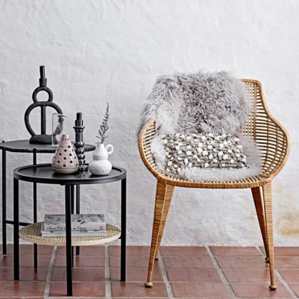 Amira Rattan Lounge Chair - Nature