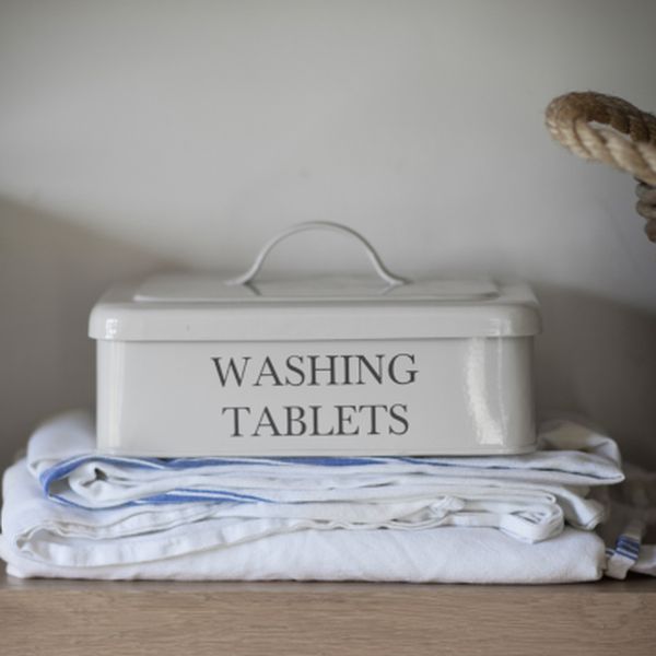 Washing Tablet Box - Chalk