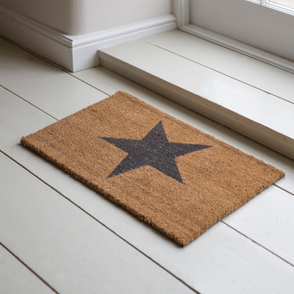Star Coir Doormat Small - Natural
