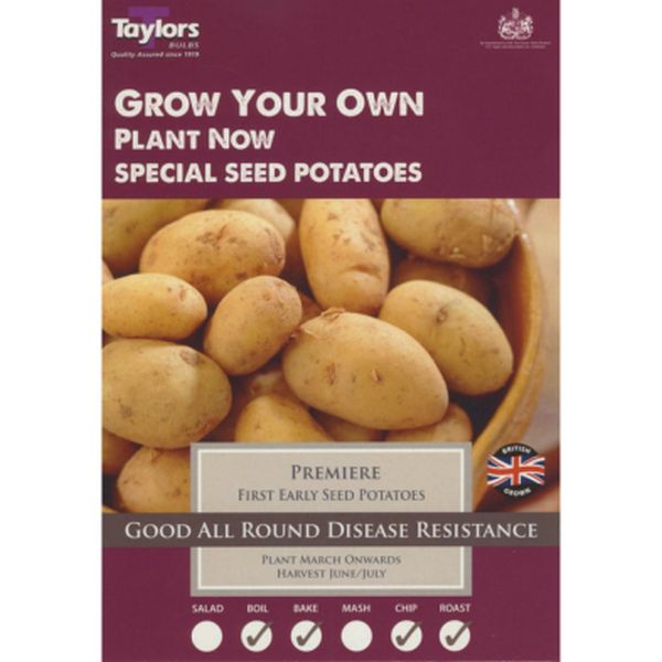 Premiere Seed Potatoes - Early Crop Pack of Ten
