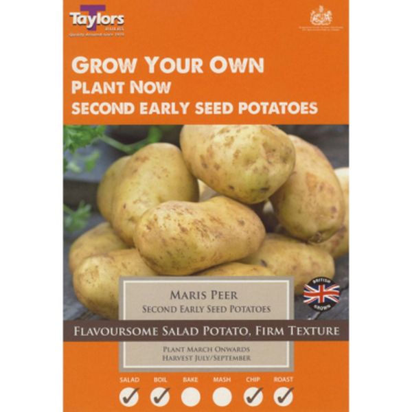Maris Peer Seed Potatoes - Second Early Pack of Ten